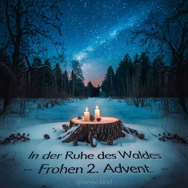 In der Ruhe des Waldes – Frohen 2. Advent