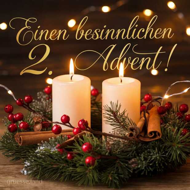 Einen besinnlichen 2. Advent!