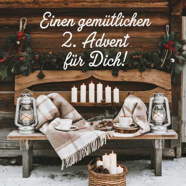 Einen gemütlichen 2. Advent für dich!