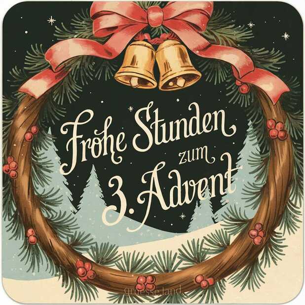 Frohe Stunden zum 3. Advent