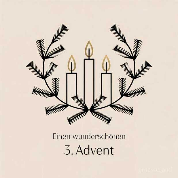 Einen wunderschönen 3. Advent