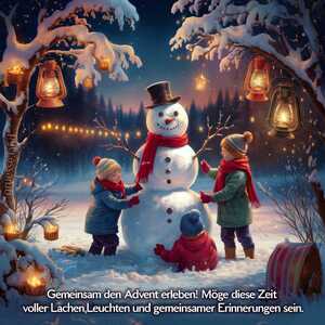 Adventsgrüße für Kinder - Lustige und bunte Grüße zur Adventszeit