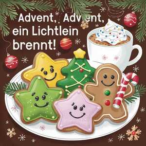 Advent, Advent, ein Lichtlein brennt.