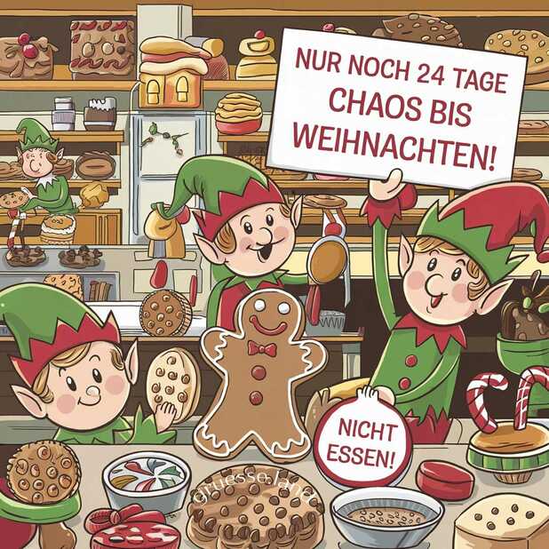 Nur noch 24 Tage bis Weihnachten!